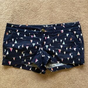 Navy Sailboat Shorts ⛵️⛵️☀️😎